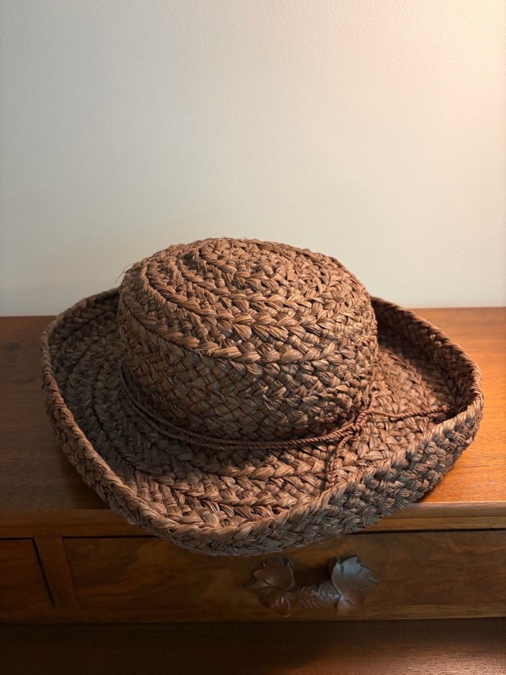 Vintage Helen Kaminski Raffia Sun Hat